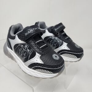 Star Wars Darth Vader Sneakers Toddler 6 Black Light Up Lucas Films Shoes